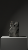 Matte-Finish Urban Jeans—Tapered Leg