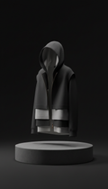 Minimalist Layered Hoodie—Double Knit
